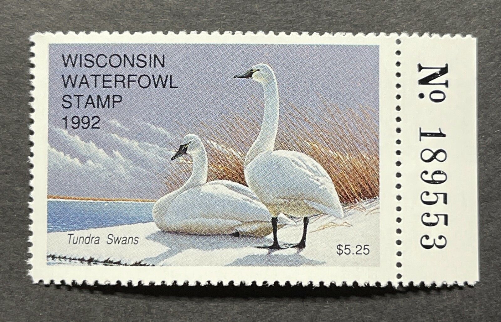 WTDstamps - 即日発送 1992 WISCONSIN State NH Mint Duck SALE 55%OFF OG Stamp