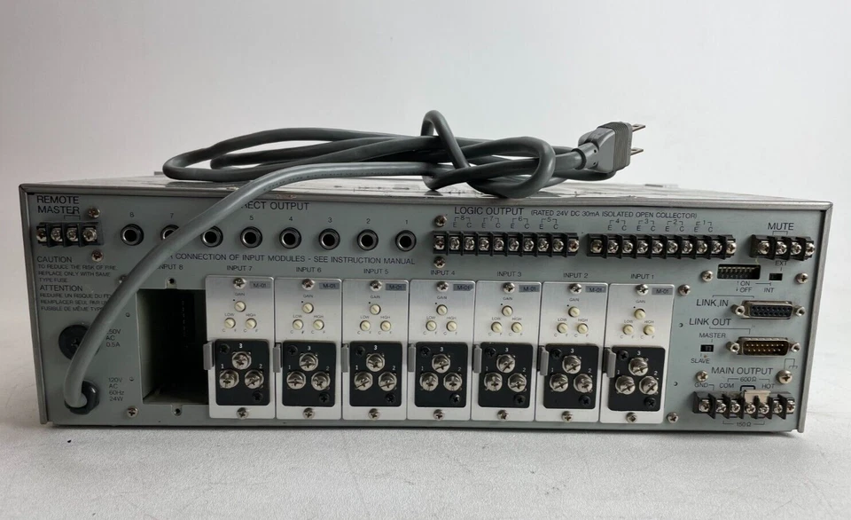 TOA AX-1000 自动麦克风混合器,七输入 — 第 4/4 张图片