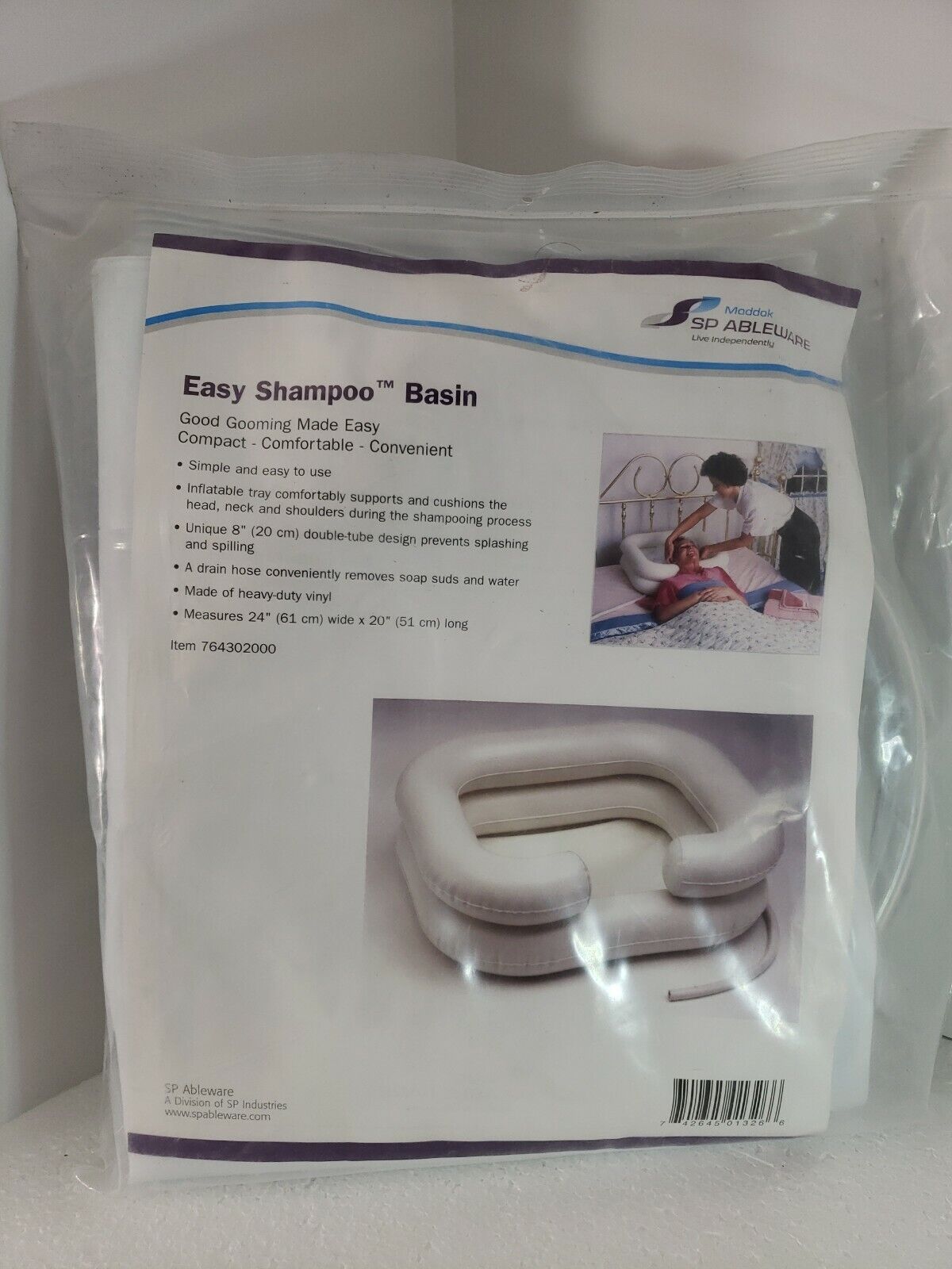 Ableware Easy Shampoo Basin Tub White Patient Hair Wash Portable Compact 742645013266 | eBay Ableware Easy Shampoo Basin Tub White Patient Hair Wash Portable Compact 742645013266 | eBay