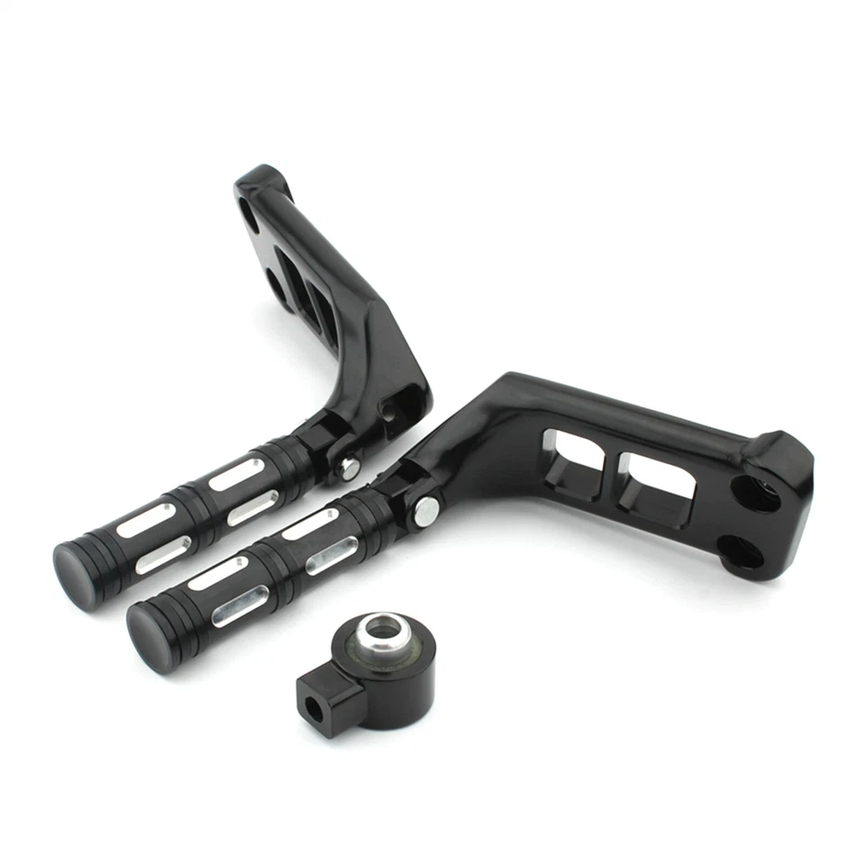 Soporte de estriba de pasajero trasero blanco negro para Harley Night Rod VRSCDX 07-2017 Foto 3 de 4