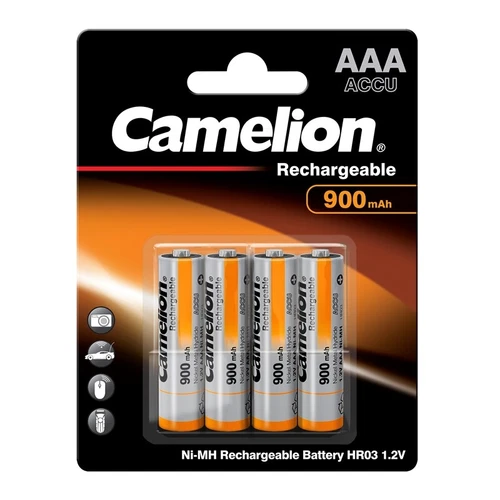 16 x Akku 1,2V  900mAh Micro AAA HR03 NiMH wiederaufladbar von Camelion