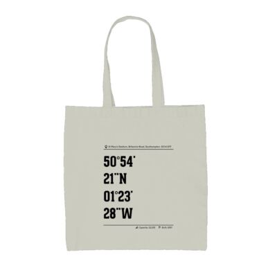 Stadium Coordinates Southampton - Canvas Tote Bag - Saints Football Marys