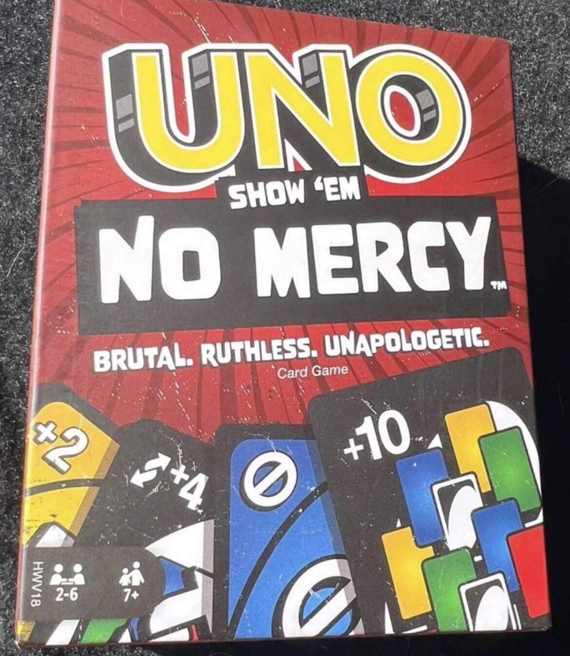 UNO Show Em NO MERCY Card Game New Sold Out TikTok 2023 IN HAND SEALED  194735220809