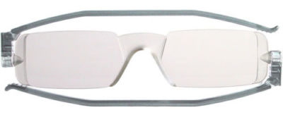 NANNINI COMPACT 1 ONE READING GLASSES RED TORTOISE CRYSTAL GRAY MADE IN ITALY
