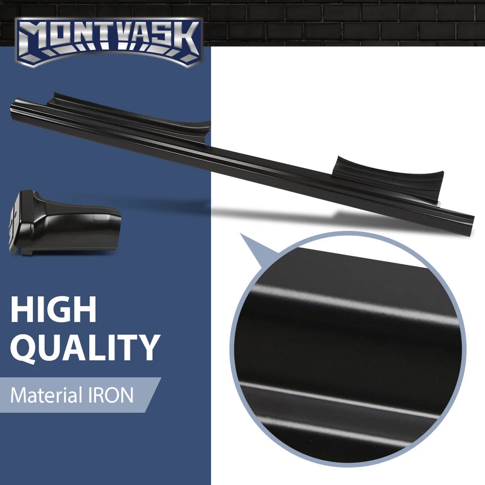 Fit For 14-18 Chevy Silverado GMC Sierra Double Cab Rocker Panels & Cab Corners - Image 4 of 4