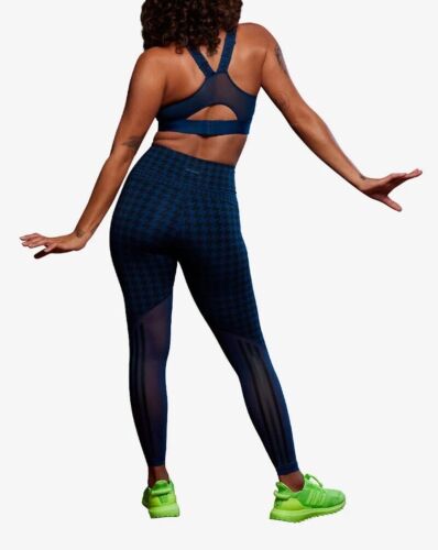 Size XS- ADIDAS X Ivy Park Women's 3 Stripes Leggings, Dark Blue. - Picture 3 of 9
