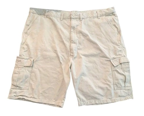 Wrangler Cargo Shorts Herren Größe 48 hellbraun beige Baumwolle echte bequeme Jeans