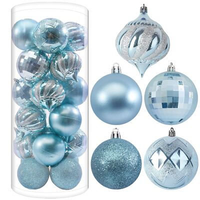Joiedomi 24 Pcs 3.15'' Christmas Ball Ornaments, Shatterproof Christmas Tree ...