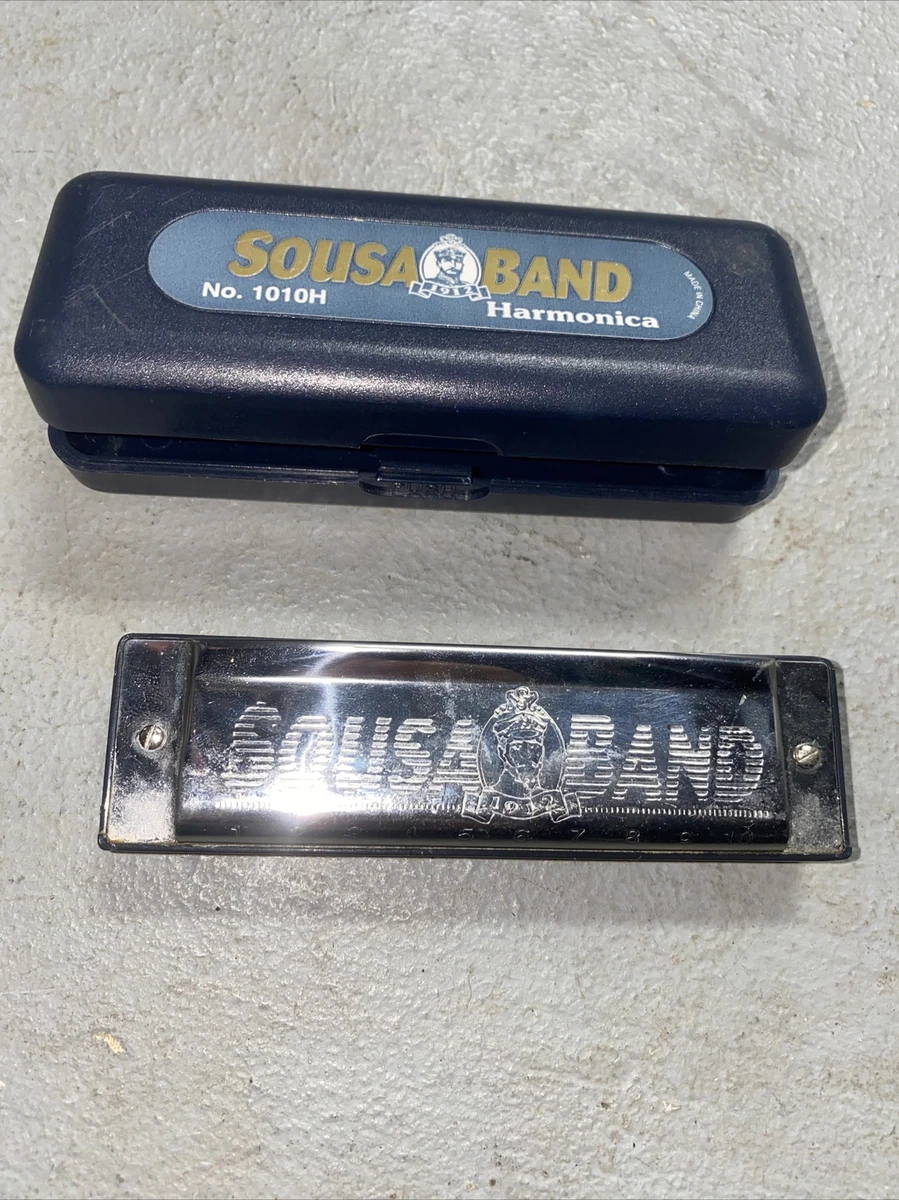 Sousa Band Harmonica 1010H Key of C Original Case. eBay