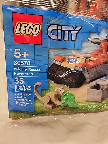 NEW Wildlife Rescue Hovercraft LEGO City Polybag 30570 RETIRED - Picture 3 of 4
