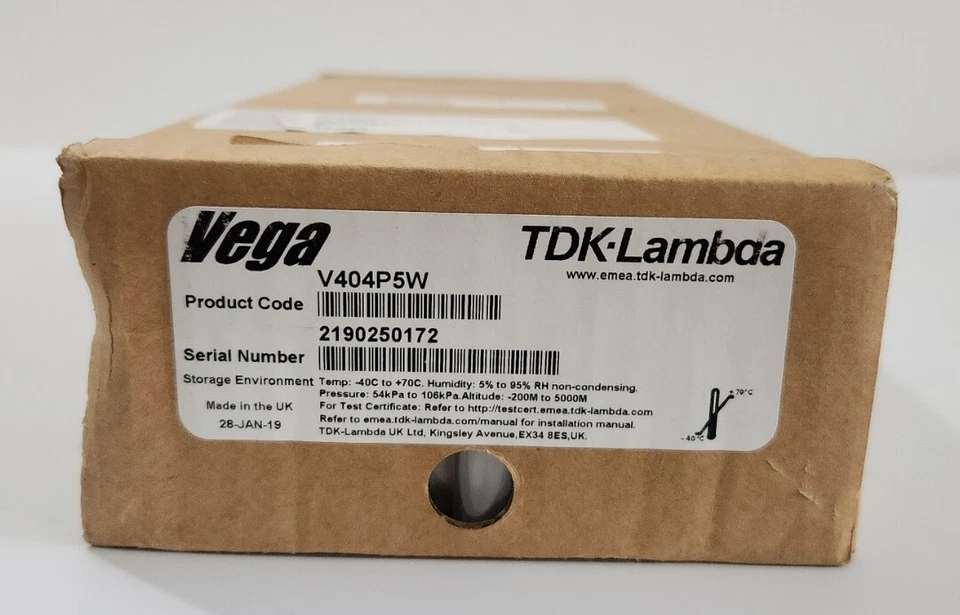 *FACTORY SEALED* TDK-Lambda V404P5W Spectrometer Power Supply Vega 450 +Warranty - Image 2 of 4