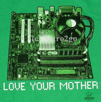 LOVE YOUR MOTHER [BOARD]--Computer Geek I.T. Technology T shirt NEW! Size S-XXL