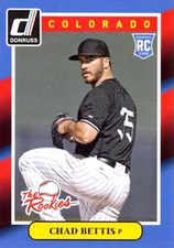 2014 Donruss The Rookies #35 Chad Bettis RC Colorado Rockies