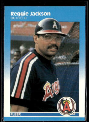 1987 Fleer #84 Reggie Jackson NM/MT+