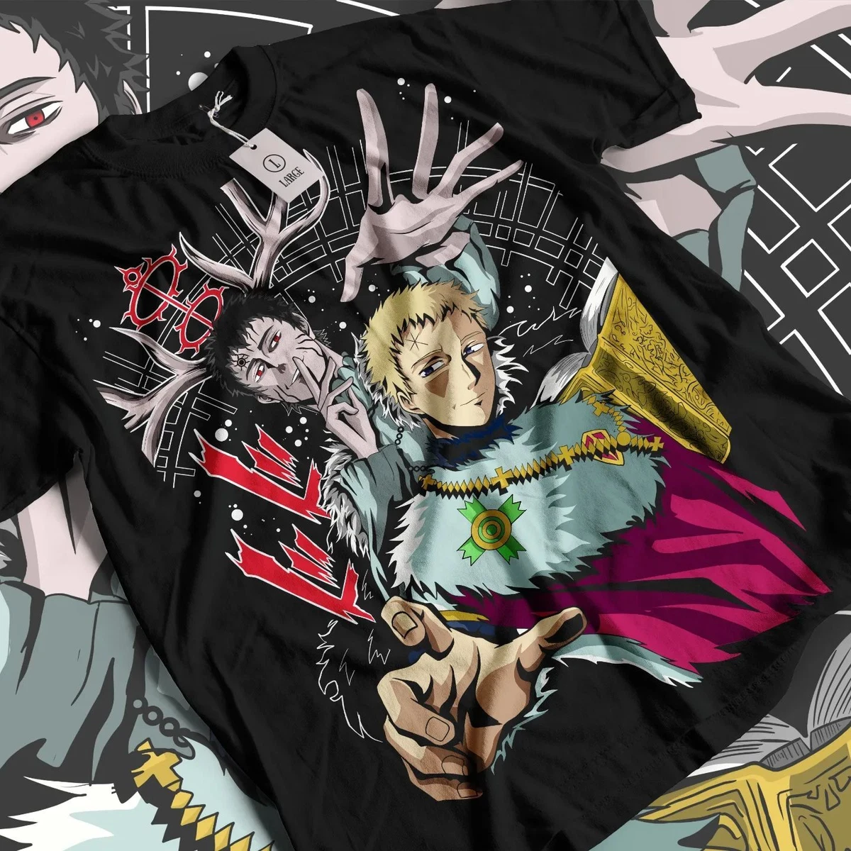 Black Clover Shirt, Black Clover T Shirt, Black Clover Anime