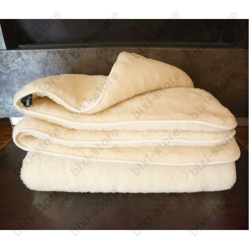Wool Blanket Wool Double Layer Duvet Sheep Merino Comforter 180x200cm - 70x80in - Picture 5 of 7