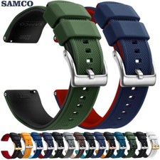 Premium Silicone Watch Band Quick Release Rub...
