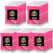 Color Blaze Color Powder Packets - 75 g Each - 25 Packs Pink Baby Gender Reveal