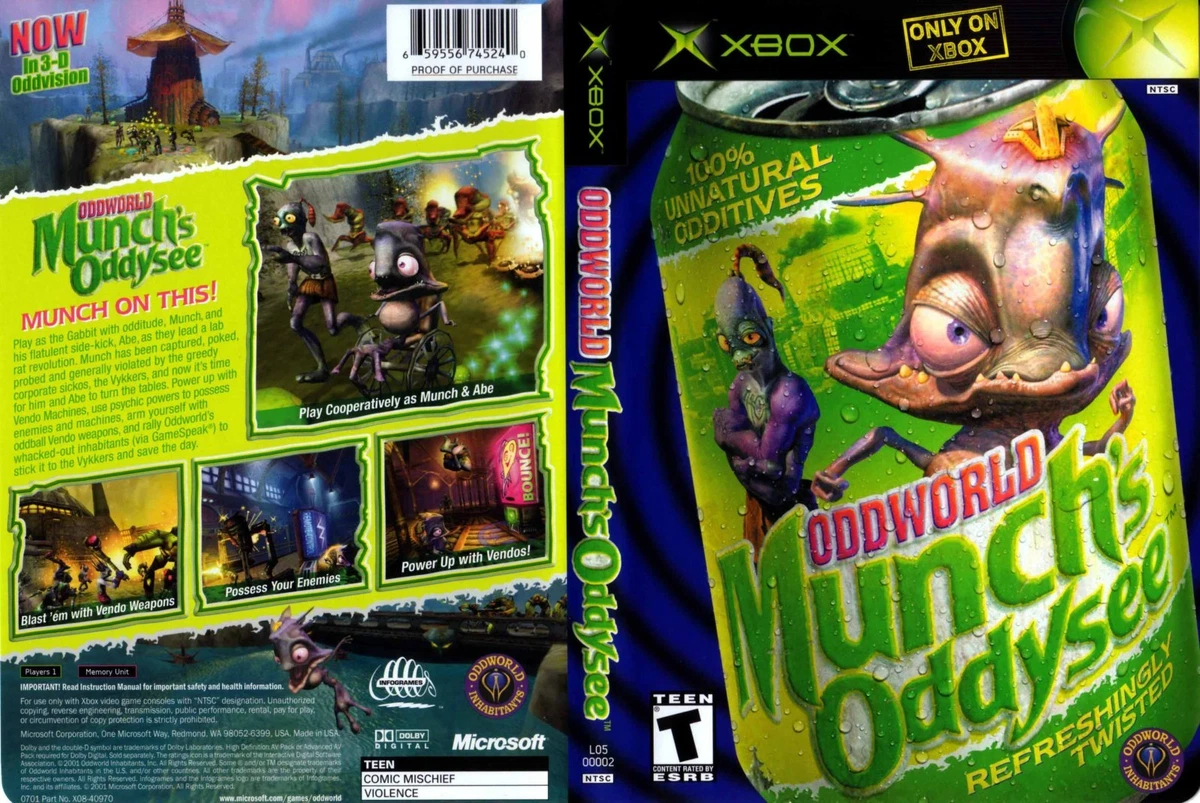Oddworld abe's oddysee xbox 360 2025