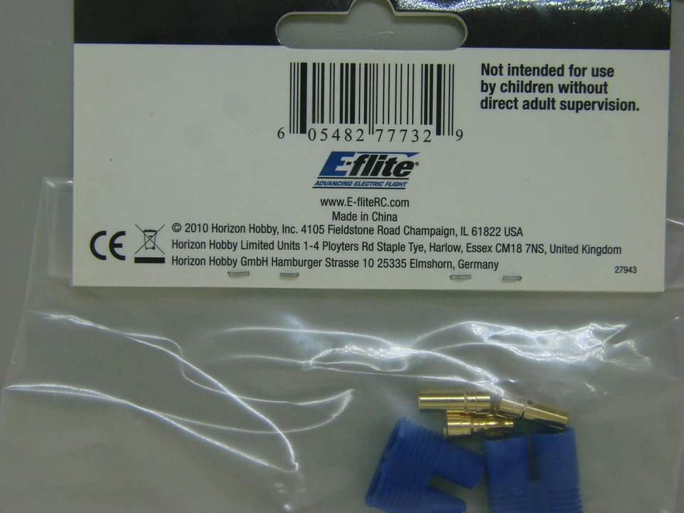 E-FLITE EFLAEC303 EC3 DEVICE & BATTERY MALE/FEMALE - Image 2 of 2