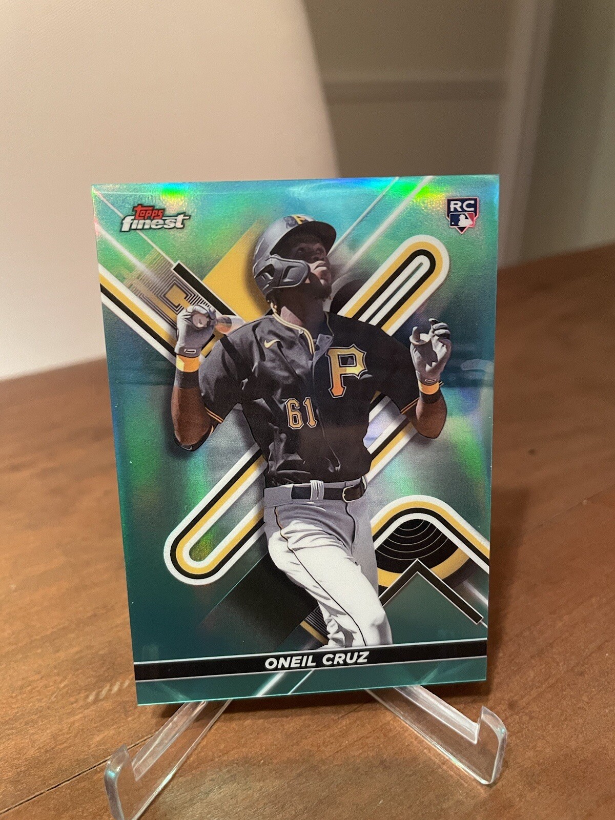 2022 Topps Finest ONEIL CRUZ Aqua Refractor  RC /199 PITTSBURGH PIRATES RC #16