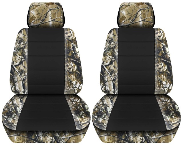 Truck Seat Covers Fits 20152018 Ford F150 Camouflage Black Semi Custom