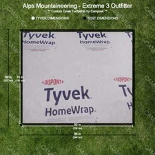 Tyvek Footprint for the Alps Mountaineering Extreme 3 Outfitter Tent