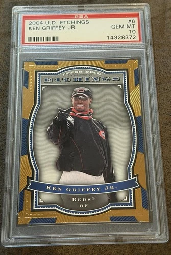 2004 Upper Deck Etchings - Ken Griffey Jr #6 PSA 10
