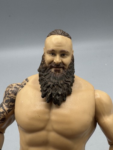 WWE Braun Strowman Basic 112 Mattel Wrestling Action Figure Damaged See Pics - Picture 4 of 10
