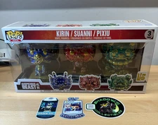 Funko Pop! Asia Auspicious Beast 3 Pack Kirin Suanni & Pixiu Mind Style Exc.