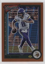 2022 Classics Timeless Tributes Premium Edition Orange 4/10 Kirk Cousins #64 3n1