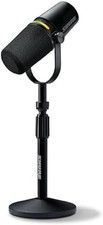 Shure MV7+ Podcast Microphone with Stand. Enhanced Audio, LED Touch Panel, USB-C