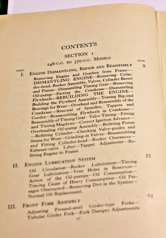 The Book Of The ROYAL ENFIELD C.A.E. Booker Motor Cycle Manual. - Image 3 of 4