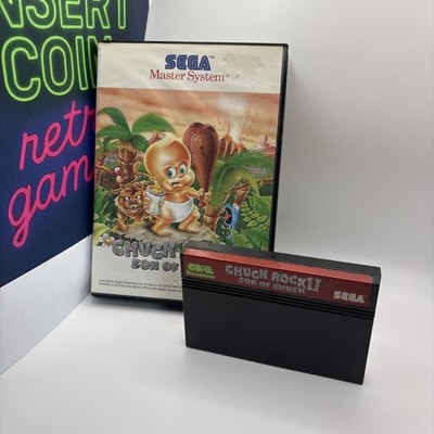 Chuck Rock II Son of Chuck Sega Master System Boxed getestet funktioniert Retro 8-Bit