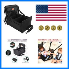 Kids Car Backseat Organizer Between Seats Easy Storage Caddy Middle Seat T...