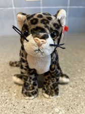 Vintage TY Beanie Baby Sneaky The Leopard With Tag