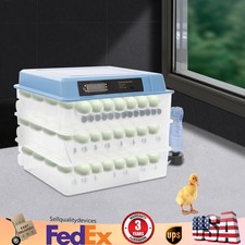 192 Egg Automatic Eggs Incubator Poultry Hatcher Digital Egg Incubating Machine