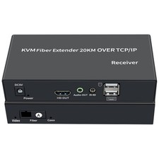 1920X1080P 60Hz HDMI KVM Fiber Extender over SC Fiber Optical Cable to 20Km G
