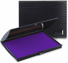 Large 5'' x 7'' Felt Rubber Stamp Ink Pad, Purple