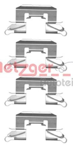 Fits METZGER 109-1772 ACCESSORY KIT,DISC BRAKE PADS