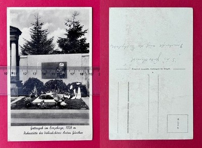 Postcard gift of God in the Erzgebirge around 1930 resting place by Anton Günther (171516
