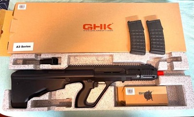 GHK Gas Blowback AUG A3 Airsoft Rifle
