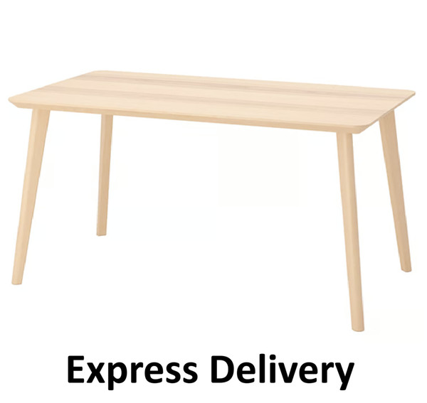 Mesa de comedor estilo Scandi madera clara minimalista mesa de cocina 4 plazas moderna Reino Unido