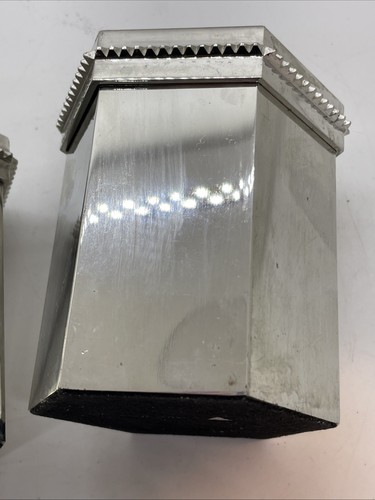 Eddie Borgo Box Felt-Lined Target Neiman Marcus 2012 Shiny Silver Tone Lot Of 2 - Picture 6 of 24