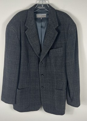 Structure Urban Wear Men s Wool-Blend Houndstooth Sport Coat Size Large