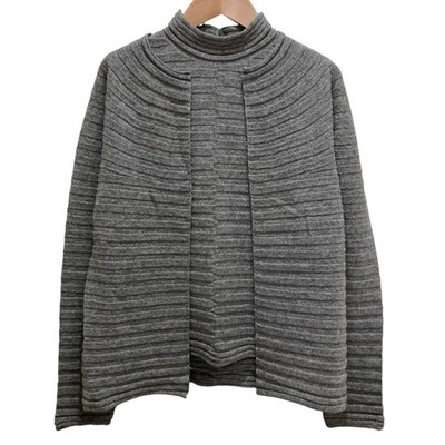 AGNONA Cashmere Silk Twinset Knit Cardigan, Size 42, Gray Women USED