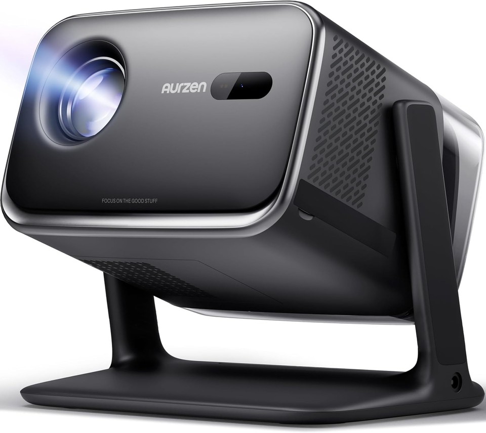 Aurzen BOOM mini Google TV Movie Projector Netflix 4K Dolby Bluetooth 5G WiFi