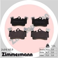 Zimmermann Bremsbelagsatz Scheibenbremse Pb:Z 24010.165.9 FüR Porsche Cayenne Q7