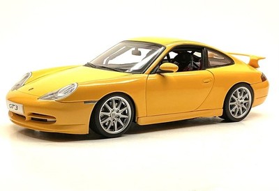 Autoart Porsche 911 GT3 Sportwagen in gelb, extrem selten , 1:18, RV01