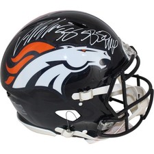 Von Miller Autographed Denver Broncos Authentic TB Helmet SB MVP Beckett W 54731